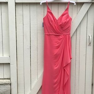 Formal Floor Length Dress (Coral)